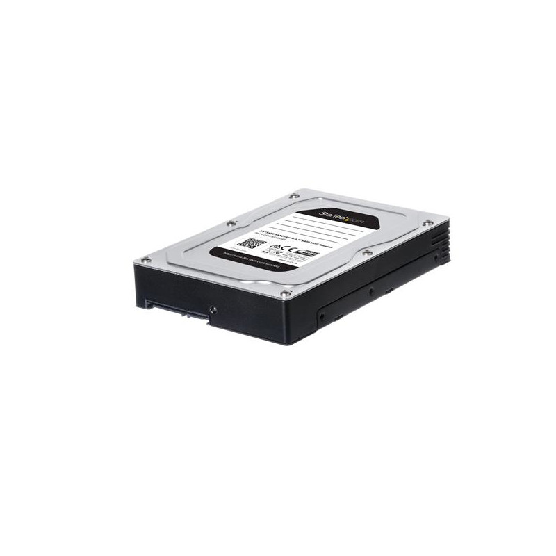 StarTech.com 25SATSAS35HD Obturateur de baie de lecteur 8,89 cm (3.5") Panneau de support Noir, Argent