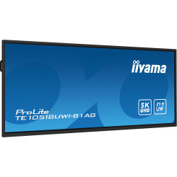 iiyama TE10518UWI-B1AG affichage de messages Carte A numérique 2,67 m (105") LED Wifi 450 cd/m² 5K Ultra HD Noir Écran tacti