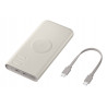Samsung EB-U2510XUEGEU banque d'alimentation électrique 10000 mAh Recharge sans fil Beige