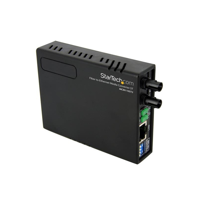 StarTech.com Convertisseur Fast Ethernet cuivre fibre optique multimode ST 10/100 - 2 km