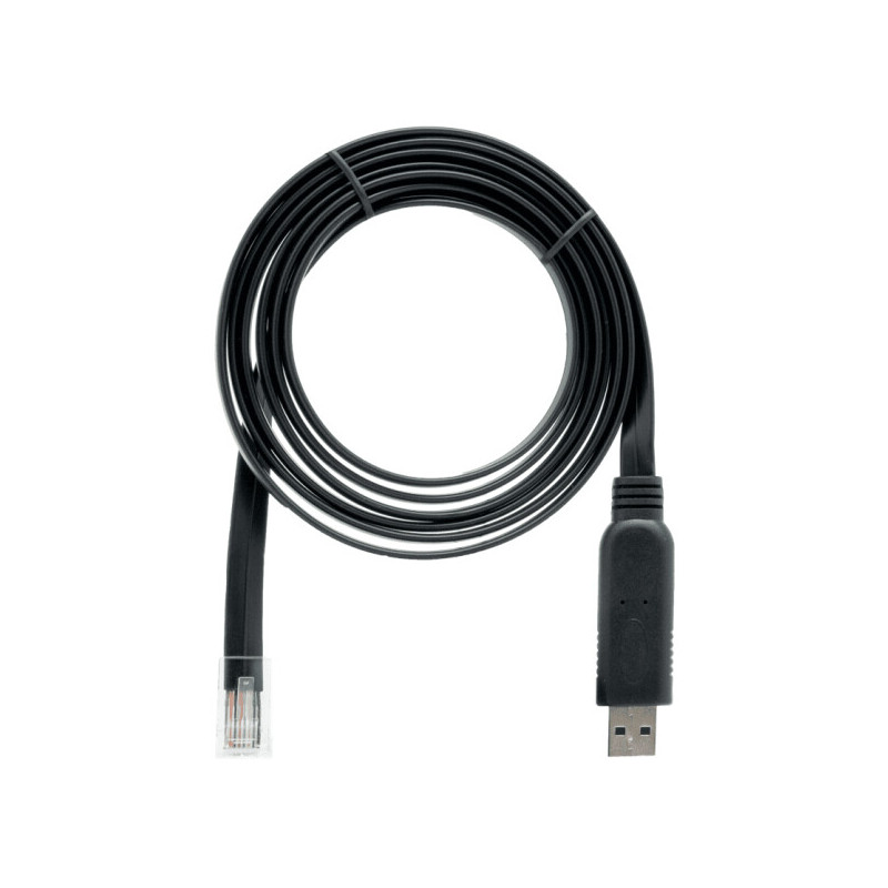 QNAP CAB-CONSOLE-URJ45-1M8 câble USB 1,8 m RJ-45 USB A Noir