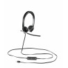 Logitech 981-000519 écouteur/casque Avec fil Arceau Bureau/Centre d'appels USB Type-A Noir, Argent