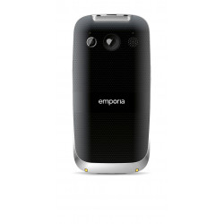 Emporia emporiaEUPHORIA 5,84 cm (2.3") 90 g Noir, Argent Téléphone pour seniors