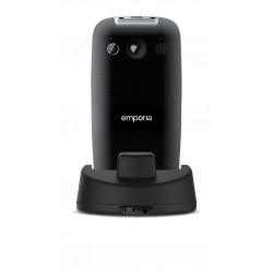 Emporia emporiaEUPHORIA 5,84 cm (2.3") 90 g Noir, Argent Téléphone pour seniors