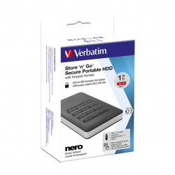 Verbatim Disque dur portable sécurisé Store n Go avec accès par clavier 1 To