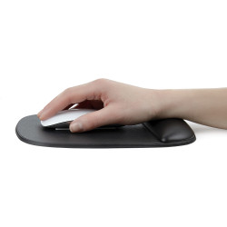 StarTech.com Tapis de Souris avec Repose-Poignets - Repose Poignet Ergonomique de 17x18x2cm - Tapis de Souris pour Bureau/Ordin