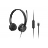Lenovo 4XD1K18260 casque Avec fil Arceau Musique/Quotidien USB Type-A Noir
