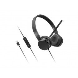 Lenovo 4XD1K18260 casque Avec fil Arceau Musique/Quotidien USB Type-A Noir