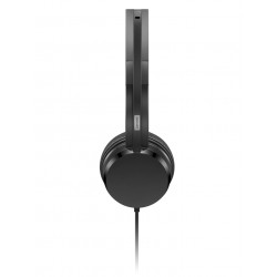 Lenovo 4XD1K18260 casque Avec fil Arceau Musique/Quotidien USB Type-A Noir