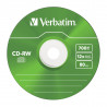 Verbatim CD-RW Colour 12x 700 Mo 5 pièce(s)