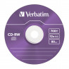 Verbatim CD-RW Colour 12x 700 Mo 5 pièce(s)