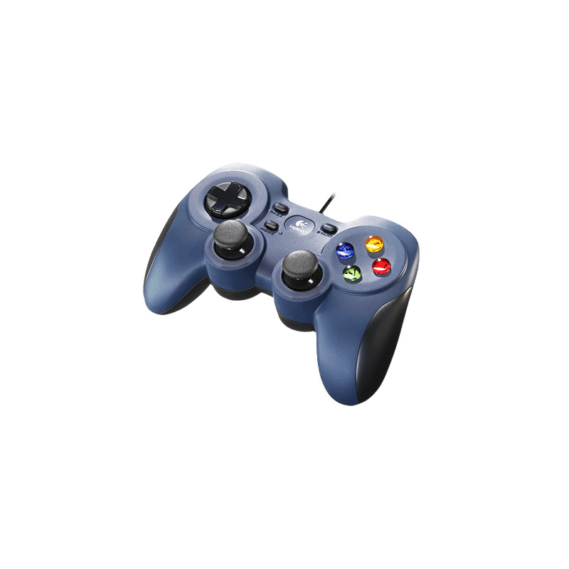 Logitech F310 Manette de jeu PC USB 2.0 Noir, Bleu