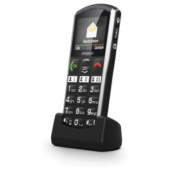 Emporia emporiaSIMPLICITY 5,08 cm (2") 90 g Noir, Argent Téléphone pour seniors