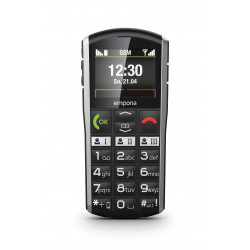 Emporia emporiaSIMPLICITY 5,08 cm (2") 90 g Noir, Argent Téléphone pour seniors