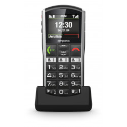 Emporia emporiaSIMPLICITY 5,08 cm (2") 90 g Noir, Argent Téléphone pour seniors