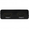 StarTech.com Splitter vidéo HDMI 4K à 2 ports - Répartiteur HDMI 1 x 2 alimenté par USB ou adaptateur d'alimentation