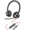 POLY Micro-casque Blackwire 8225 stéréo USB-C certifié Microsoft Teams + adaptateur USB-C/A