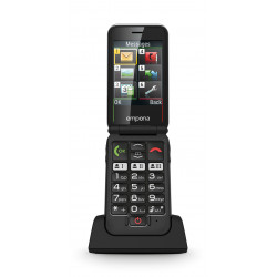 Emporia emporiaJOY-LTE 7,11 cm (2.8") 115 g Noir Téléphone pour seniors
