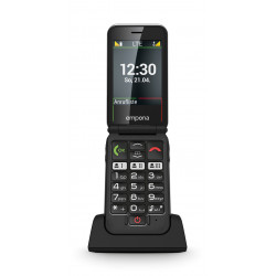 Emporia emporiaJOY-LTE 7,11 cm (2.8") 115 g Noir Téléphone pour seniors