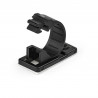 StarTech.com 100 Pinces Attache Câbles Adhésives Noir, Organiseur Câbles Réseau/Ethernet/Bureau/Ordinateur, Range Câbles B