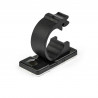 StarTech.com 100 Pinces Attache Câbles Adhésives Noir, Organiseur Câbles Réseau/Ethernet/Bureau/Ordinateur, Range Câbles B
