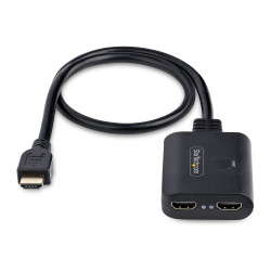 StarTech.com Répartiteur HDMI 2 Ports - Vidéo HDMI 2.0 4K 60Hz - Répartiteur HDMI 4K 1 Entrée 2 Sorties - Répartiteur 1x2 
