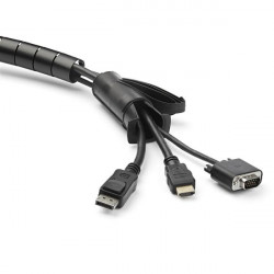 StarTech.com Gaine spirale range-câble Noir - 1,5 m - Diamètre de 45 mm