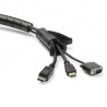 StarTech.com Gaine spirale range-câble Noir - 1,5 m - Diamètre de 45 mm