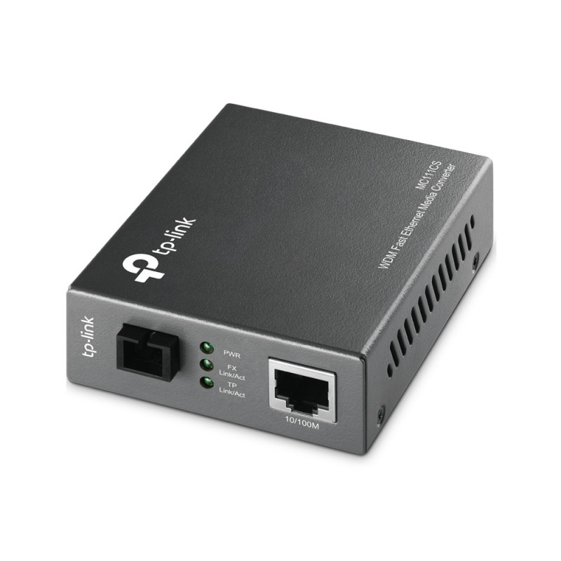 TP-Link MC111CS convertisseur de support réseau 1000 Mbit/s 1550 nm Monomode Noir