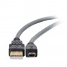 C2G Câble USB 2.0 A Ultima Vers Câble Mini-B de 3 m