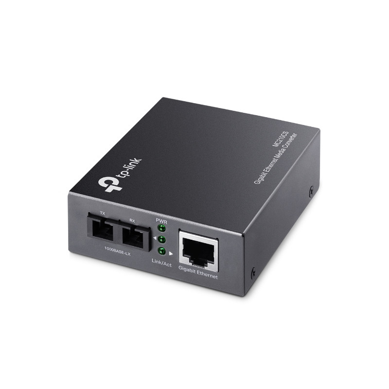 TP-Link MC210CS convertisseur de support réseau 1000 Mbit/s 1310 nm Monomode Noir