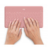 Logitech 920-010041 clavier pour tablette Italien Bluetooth Rose