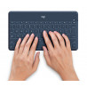 Logitech 920-010060 clavier pour tablette Qwerty Bluetooth Bleu