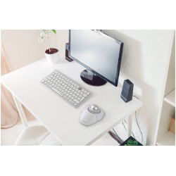 Kensington Trackball Orbit® sans fil avec molette – Blanc
