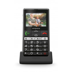 Emporia emporiaPURE-LTE 5,87 cm (2.31") 107 g Noir Téléphone pour seniors