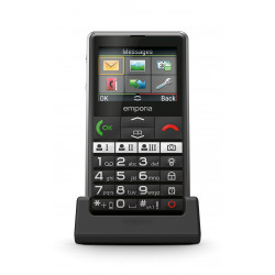 Emporia emporiaPURE-LTE 5,87 cm (2.31") 107 g Noir Téléphone pour seniors