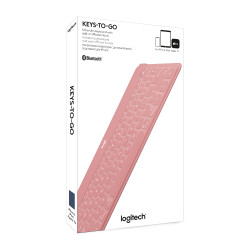 Logitech 920-010049 clavier pour tablette Suisse Bluetooth Rose