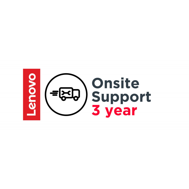 Lenovo 3 Year Onsite Support (Add-On) 3 année(s)