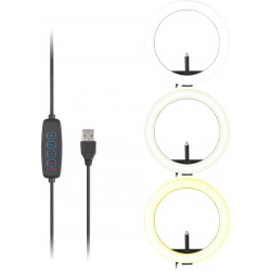 Kensington L1000 Ring Light bicolore avec fixation pour webcam