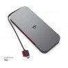 Lenovo GO Lithium Polymère (LiPo) 10000 mAh Recharge sans fil Gris