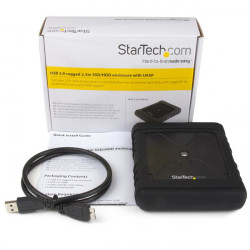 StarTech.com Boîtier USB 3.0 antichoc pour disque dur SATA 6Gb/s de 2,5" - Boîtier HDD / SSD robuste avec UASP