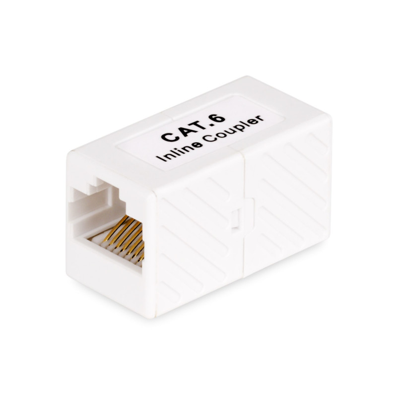 StarTech.com Pack de 5 Coupleurs RJ45, Connecteur Cat6 en Ligne, Adaptateur T568B Femelle à Femelle (F/F) - Raccord/Connecteur