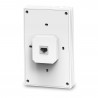 TP-Link Omada EAP655-Wall 2402 Mbit/s Blanc Connexion Ethernet, supportant l'alimentation via ce port (PoE)