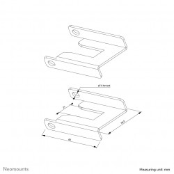 Neomounts ABL-875 Blocage de frein des roues pour les chariots