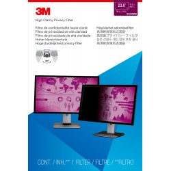 3M Filtre de confidentialité High Clarity pour moniteur panoramique 23"