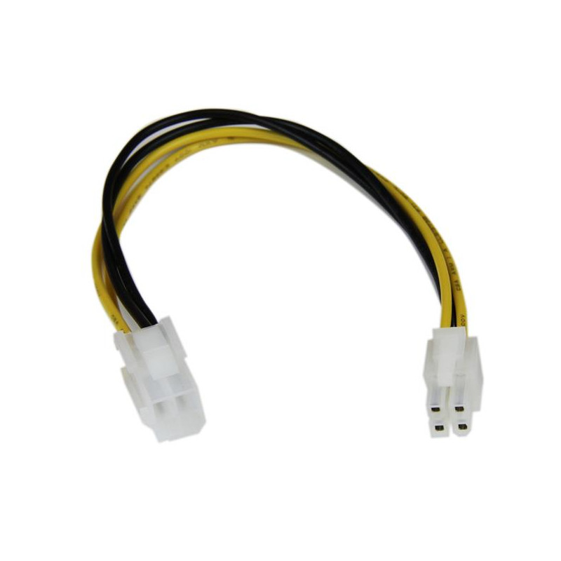 StarTech.com Câble d'extension d'alimentation processeur P4 4 broches ATX12V 20 cm -M/F