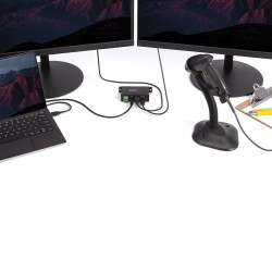 StarTech.com Hub USB industriel robuste 4 ports montable