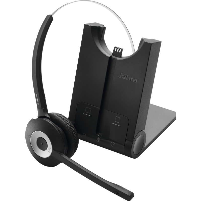 Jabra Pro 900 Casque Sans fil Minerve, Crochets auriculaires, Arceau Bureau/Centre d'appels Bluetooth Noir