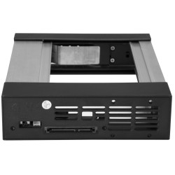 StarTech.com Rack disque dur 5,25" vers 3,5" avec échange à chaud - Backplane HDD / SSD SATA/SAS 3,5" - Sans tiroir - Alumini