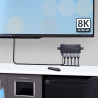 StarTech.com Switch HDMI 8K à 4 ports - Switch HDMI 2.1 4K 120Hz HDR10+, 8K 60Hz UHD - Commutateur/Switch HDMI 4 In 1 Out - Co